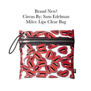 Sam Edelman Clear Clutch Bag NWT